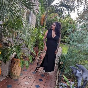 Black Maxi Dress Sz L